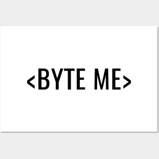 BYTE ME CODING DESIGN Posters and Art